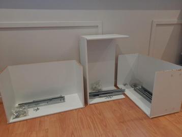 IKEA Besta ladeframes + rails - 3 stuks - afbeelding 1