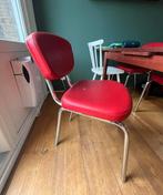 4 rode stoelen, Ophalen, Gebruikt, 4 tot 6 stoelen