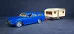 Matchbox Volvo Estate met Caravelle Caravan. BIEDEN, Ophalen of Verzenden, Gebruikt, Auto