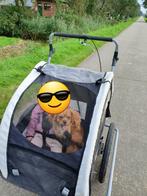 2 in 1 Fietskar en Wandelwagen, Fietsen en Brommers, Fietsaccessoires | Aanhangers en Karren, Ophalen, Gebruikt, Opvouwbaar, Kinderkar