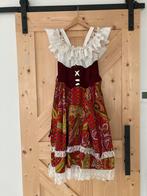Carnavals jurk zigeuner, Maat 34 (XS) of kleiner, Ophalen of Verzenden, Zo goed als nieuw