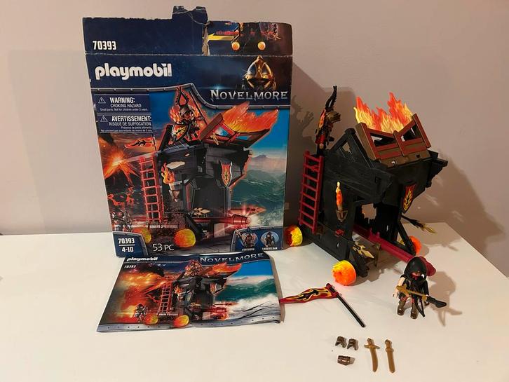 Playmobil Novelmore Burnham Raiders Vurige Stormram 70393, Kinderen en Baby's, Speelgoed | Playmobil, Gebruikt, Complete set, Ophalen of Verzenden
