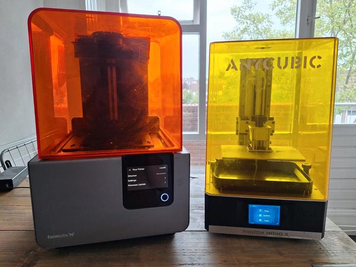 Twee defecte 3D printers - Formlabs & Anycubic, Computers en Software, 3D Printers, Niet werkend, Ophalen