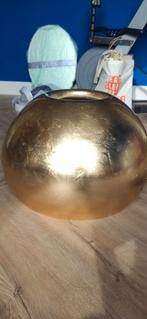 Goudkleurige dome hanglamp, Zo goed als nieuw, Ophalen, 75 cm of meer