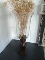PRACHTIGE GROTE KELK STOLP VAAS OP VOET 47X19 CM MOOIE STAAT, Ophalen of Verzenden