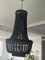 Elegante zwarte kroonluchter, Huis en Inrichting, Lampen | Kroonluchters, Ophalen of Verzenden, Zo goed als nieuw, Hout