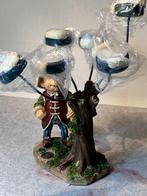 Efteling Laaf Lumo kaarsenhouder 2001 met paspoort N.O.S., Verzamelen, Efteling, Verzenden, Zo goed als nieuw, Overige typen