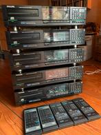 Philips CDD882 cd speler 5 stuks met remote., Ophalen, Gebruikt, Philips