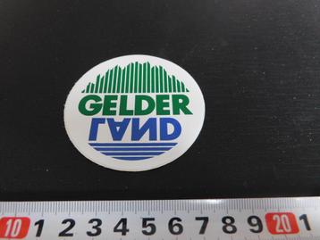 sticker Gelderland  beschikbaar voor biedingen
