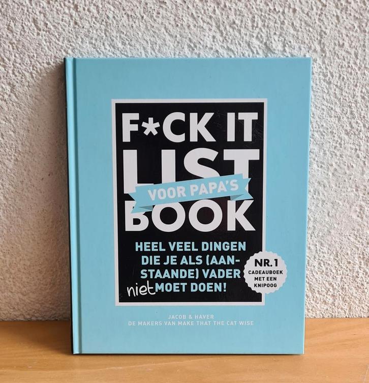 Jacob & Haver - F*ck it list Book voor papa's, Boeken, Overige Boeken, Zo goed als nieuw, Ophalen of Verzenden