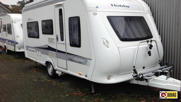 Hobby Excellent 460 LU, Caravans en Kamperen, Caravans, tot en met 4, 1000 - 1250 kg, Rondzit, Hobby, 2 aparte bedden, Overige typen