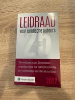 Leidraad voor juridische auteurs, Boeken, Ophalen of Verzenden, Zo goed als nieuw