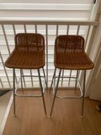 Rohe noordwolde barkrukken- retro, Huis en Inrichting, Barkrukken, 2 krukken, Ophalen, Zo goed als nieuw, 60 tot 90 cm