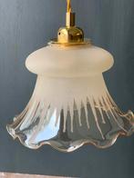 Vintage glazen lampkapje uit Frankrijk, Ophalen of Verzenden, Glas, Minder dan 50 cm