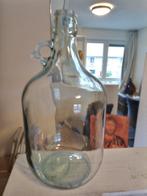 glazen fles, Huis en Inrichting, Woonaccessoires | Vazen, Ophalen, Overige kleuren, Glas, Minder dan 50 cm