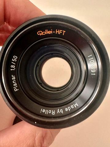 Rollei HFT QBM Planar 50mm 1.8 beschikbaar voor biedingen