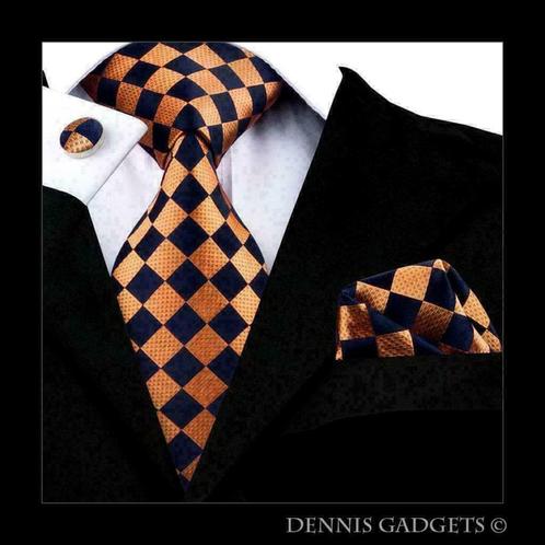 Dennis Gadgets: 100 % zijden stropdas ( 3 delig !! ) DG 1563, Kleding | Heren, Stropdassen, Nieuw, Met patroon, Oranje, Ophalen of Verzenden