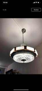 Vintage plafondlamp met 3 lichtpunten, Ophalen of Verzenden, Zo goed als nieuw