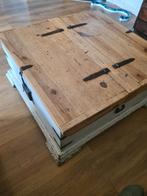 Salontafel, landelijk, Ophalen, Gebruikt, 100 tot 150 cm, Vierkant
