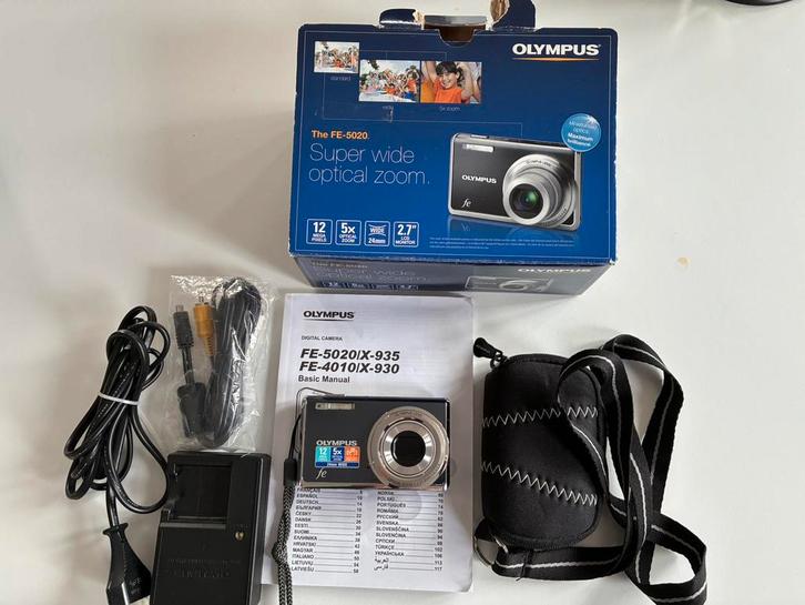 Olympus FE-5020 digitale compactcamera 12Mpx, Audio, Tv en Foto, Fotocamera's Digitaal, Zo goed als nieuw, Olympus, Ophalen of Verzenden