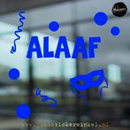 Raamstickers Alaaf Carnaval maske, Ophalen of Verzenden, Nieuw, Overige typen, Carnaval