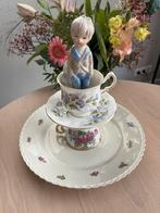 Vintage etagere servies 2 laags, Ophalen, Zo goed als nieuw