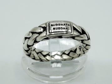 Zilveren buddha to buddha ring, 16.5 mm beschikbaar voor biedingen