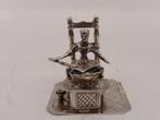 Zilveren miniatuur Wafelmaakster                        Z437, Ophalen of Verzenden, Zilver