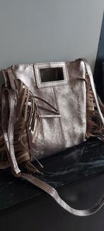 Nieuwe metallic leren tas BRONS  franjes ibiza stijl, Sieraden, Tassen en Uiterlijk, Tassen | Damestassen, Nieuw, Ophalen of Verzenden