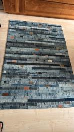 Vloerkleed denim spijkerstof 180x120cm, Huis en Inrichting, Stoffering | Tapijten en Kleden, Ophalen, 100 tot 150 cm, Blauw, Zo goed als nieuw
