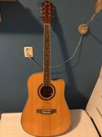 Fazley Western Gitaar akoestisch/ elektrisch met tas, Muziek en Instrumenten, Snaarinstrumenten | Gitaren | Akoestisch, Ophalen