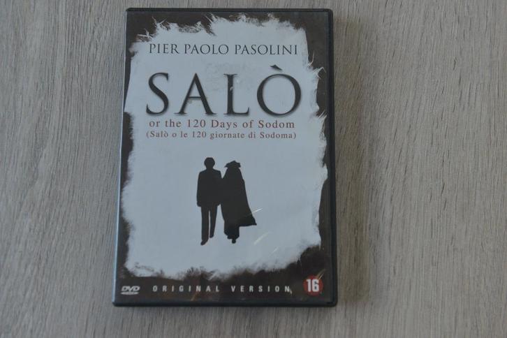 SALO OR THE 120 DAYS OF SODOM  -- PIER PAOLO PASOLINI, Cd's en Dvd's, Dvd's | Filmhuis, Zo goed als nieuw, Italië, Vanaf 16 jaar