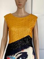 J421 Sandro Ferrone maat 38/40=M jurk feestjurk jurkje zwart, Maat 38/40 (M), Zwart, Sandro, Ophalen of Verzenden