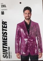Suitmeister Glitter Colbert Cyclaam XXL, Kleding | Heren, Overige maten, Ophalen of Verzenden, Zo goed als nieuw, Roze