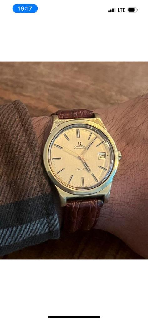 Omega Genève 166.0167 - Topstaat!, Sieraden, Tassen en Uiterlijk, Horloges | Heren, Zo goed als nieuw, Polshorloge, Omega, Staal