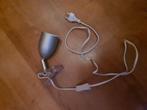 Zilverkleurige met wit Klemspot LED lamp zgan 2 W, Huis en Inrichting, Lampen | Spots, Ophalen of Verzenden, Zo goed als nieuw