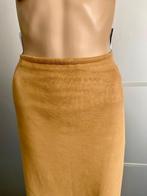 G604 Taifun mt. 40/42=M/L suedine rok beige/licht bruin, Kleding | Dames, Rokken, Beige, Maat 42/44 (L), Ophalen of Verzenden