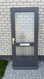 Hardhouten buitendeur, Doe-het-zelf en Verbouw, Deuren en Horren, Ophalen, Gebruikt, 80 tot 100 cm, Buitendeur