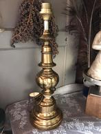 Oude grote messing/koperen lampenvoet, Huis en Inrichting, Lampen | Tafellampen, Ophalen of Verzenden, Gebruikt, Minder dan 50 cm