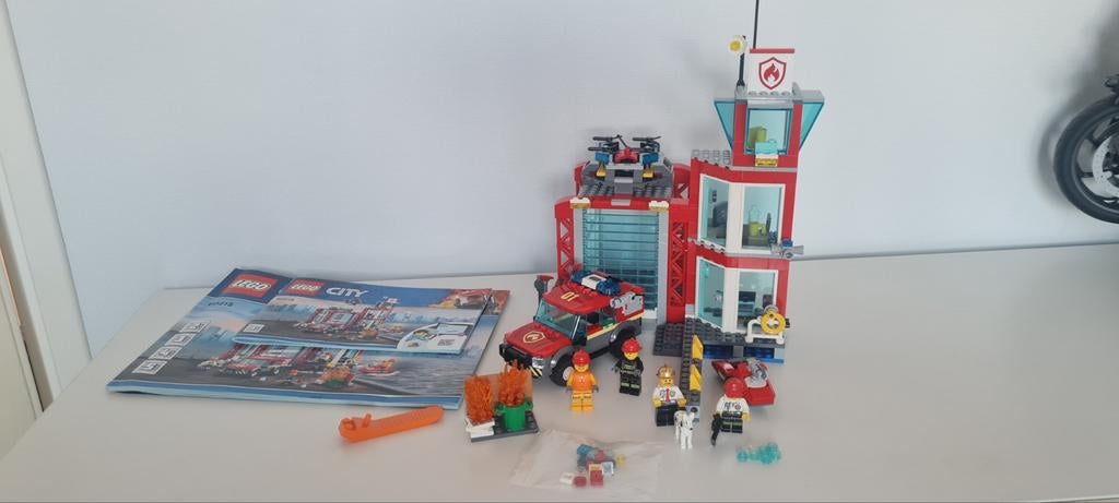 Lego city 62015 brandweer kazerne., Ophalen of Verzenden, Zo goed als nieuw, Complete set, Lego