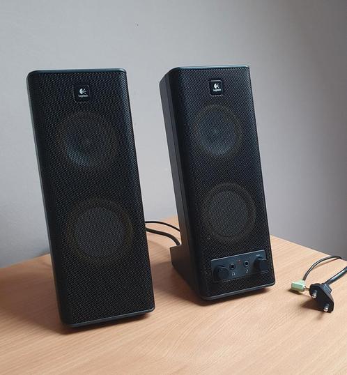 Logitech computer speakers 2.0, Computers en Software, Pc speakers, Zo goed als nieuw, Ophalen of Verzenden