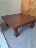 Eikenhouten salontafel, Ophalen, 50 tot 100 cm, 50 tot 100 cm, Zo goed als nieuw