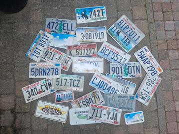 Kentekenplaat SET USA Roadkill 25 nummerborden nummerplaten  beschikbaar voor biedingen
