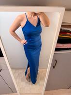 Jake's blauwe glitter avondjurk - maat 40, Ophalen of Verzenden, Zo goed als nieuw, Maat 38/40 (M), Blauw