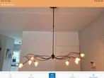 Eettafel hanglamp met 8 kapjes, Huis en Inrichting, Lampen | Hanglampen, Zo goed als nieuw, 50 tot 75 cm, Ophalen, Glas