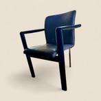 Leolux Cachucha Fauteuil - Hugo de Ruiter Design, Huis en Inrichting, Stoelen, Ophalen, Gebruikt, Blauw, Metaal
