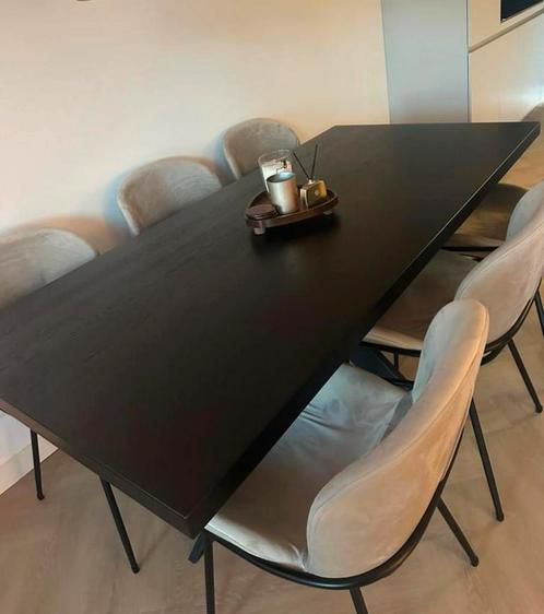 Richmond Oakura eettafel, Huis en Inrichting, Tafels | Eettafels, Zo goed als nieuw, 50 tot 100 cm, 200 cm of meer, Vijf personen of meer