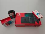 Nintendo Switch V2 2019 met veel extra's!!, Spelcomputers en Games, Switch 2019 Upgrade, Met games, Ophalen of Verzenden, Zo goed als nieuw