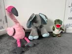 Flamingo/ olifant en dino knuffel, Kinderen en Baby's, Speelgoed | Knuffels en Pluche, Ophalen of Verzenden, Zo goed als nieuw