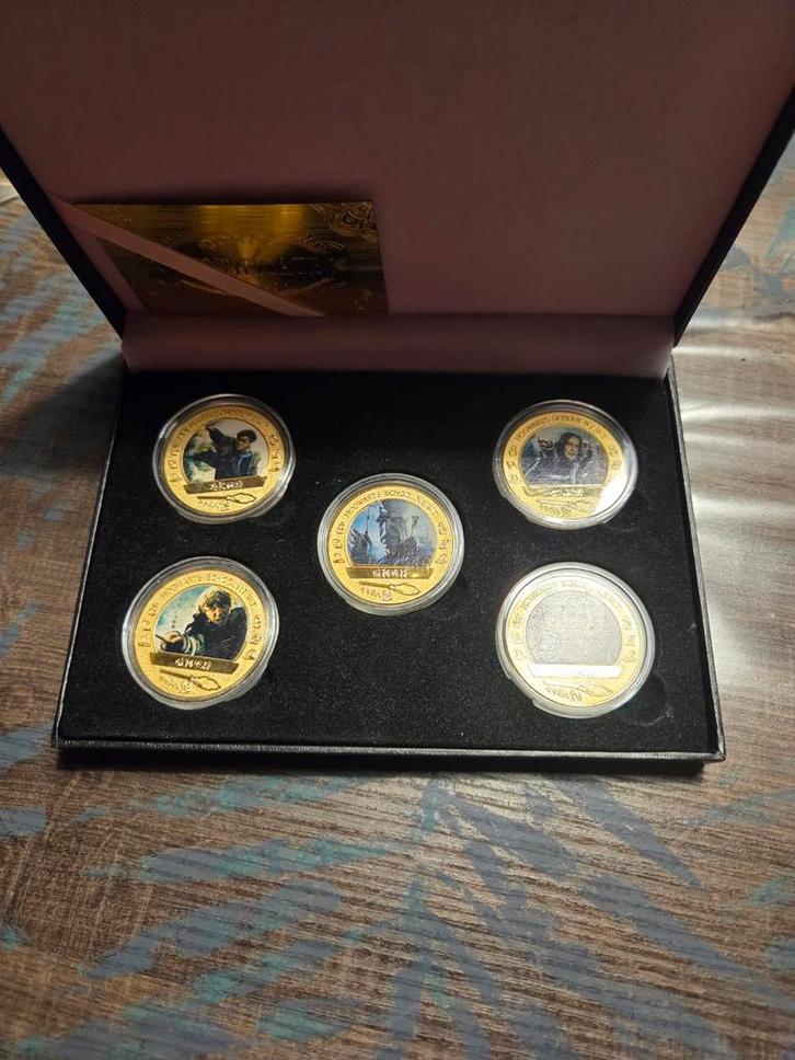 Harry Potter Munten Set in Luxe Doos, Verzamelen, Harry Potter, Ophalen of Verzenden